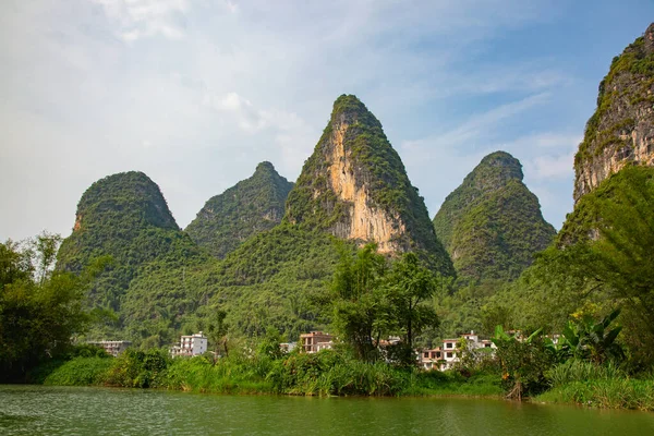 River Lijiang River Guangxi Zhuang Autonomous Region China Flows Kilometres — Stock Photo, Image