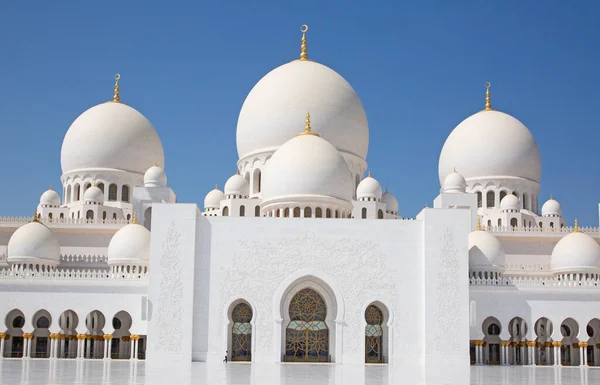 Знаменита Мечеть Шейха Заєда Абу Дабі Єднані Арабські Емірати — стокове фото