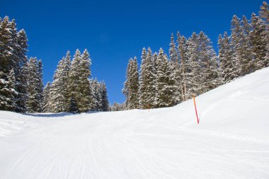 İsviçre Alplerinde kış