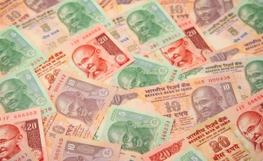 Hint banknotlarının koleksiyonu.