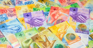 Yeni İsviçre banknotlarının koleksiyonu (2017-2020 arasında yayınlandı))