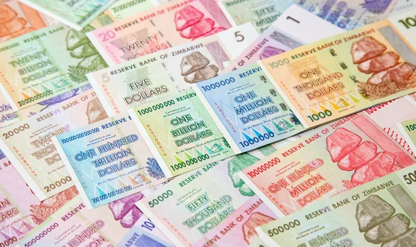 Billetes Zimbabwe Después Hiperinflación —  Fotos de Stock