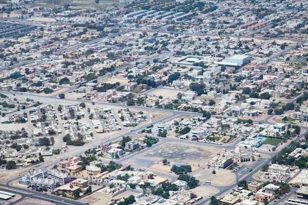 Vista Aérea Centro Dubai Dubai Maior Cidade Dos Emirados Árabes — Fotografia de Stock