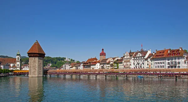 Luzern June View Historical Center Luzern City June 2015 Luzern — Stock Photo, Image