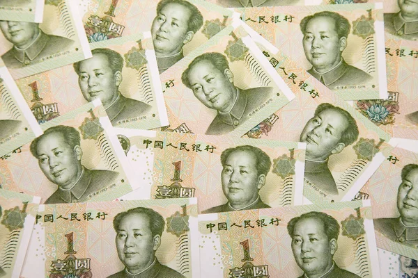 Колекція Китайських Банкнот — стокове фото
