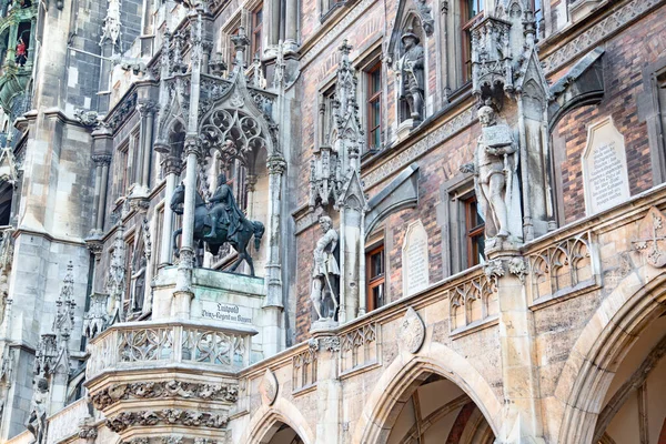 Main Square Munich Germany Marienplatz Marian Square Old New City — Stock Photo, Image