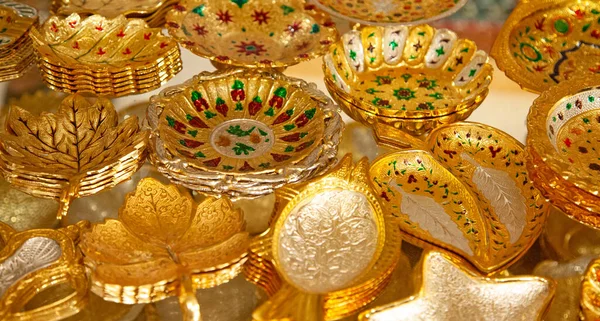 Ouro Famoso Souk Dourado Dubai — Fotografia de Stock