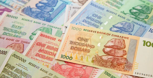 Sedlar Från Zimbabwe Efter Hyperinflation — Stockfoto