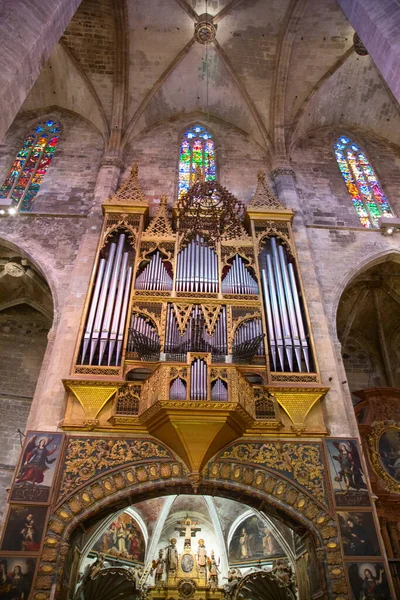 西班牙马略卡市帕尔马大教堂 — 图库照片