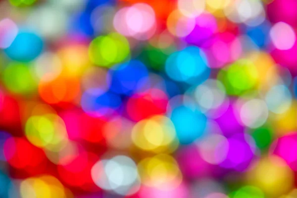 Kolorowe Tło Bezogniskowe Wiązadła Świątecznych Dekoracji — Zdjęcie stockowe