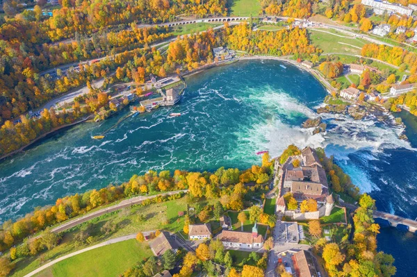 Rheinfall Più Grande Cascata Europa — Foto Stock