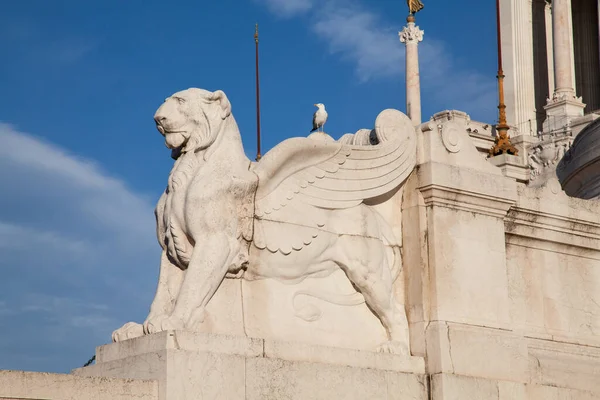 Słynny Altare Della Patria Rzymie Włochy — Zdjęcie stockowe