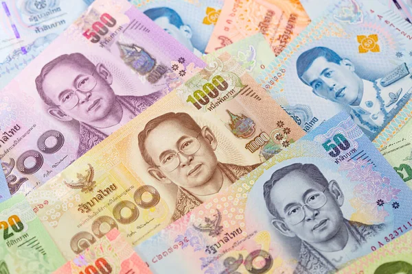 Thailändskt Baht Föreställande Kung Thailand — Stockfoto