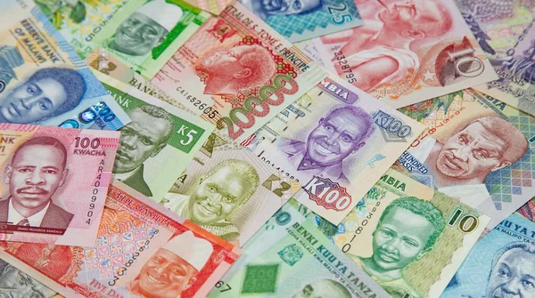 Разнообразие Африканских Банкнот — стоковое фото