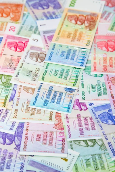 Billetes Zimbabwe Después Hiperinflación —  Fotos de Stock