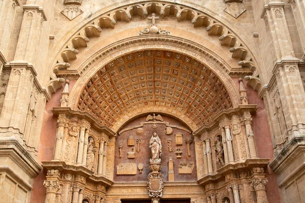 Catedral Principal Ciudad Palma Mallorca España —  Fotos de Stock