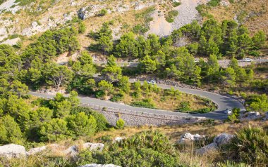 İspanya 'nın Mallorca adasında ünlü 