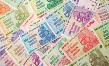 Yüksek enflasyondan sonra Zimbabwe 'nin banknotları