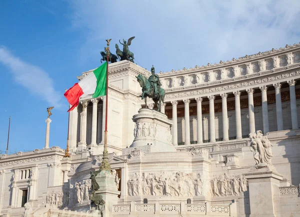 Famoso Altare Della Patria Roma — Foto Stock