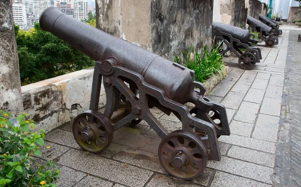 Stare Miasto Makau Otaczające Katedrę Pawła Stary Fort — Zdjęcie stockowe