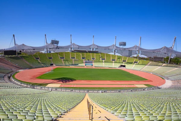 Munich Tyskland April 2019 Olympiapark München Tyskland Olympic Park Byggdes — Stockfoto