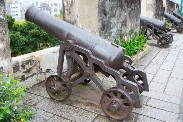 Ciudad Vieja Macao Que Rodea Catedral Paul Fuerte Viejo — Foto de Stock