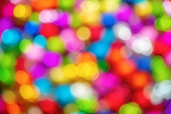 Kolorowe Tło Bezogniskowe Wiązadła Świątecznych Dekoracji — Zdjęcie stockowe