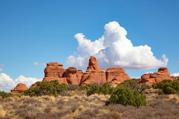 Paisagens Parque Nacional Dos Arcos Utah Eua — Fotografia de Stock