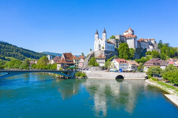 Zürih yakınlarındaki Aarburg kalesi, İsviçre