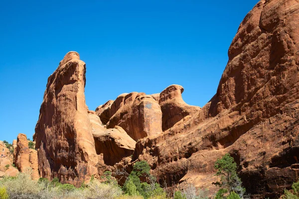 Paisagens Parque Nacional Dos Arcos Utah Eua — Fotografia de Stock