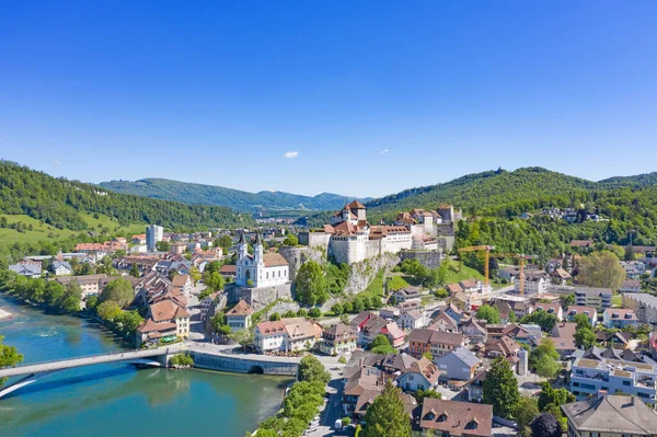 Aarburský Hrad Poblíž Curychu Švýcarsko — Stock fotografie