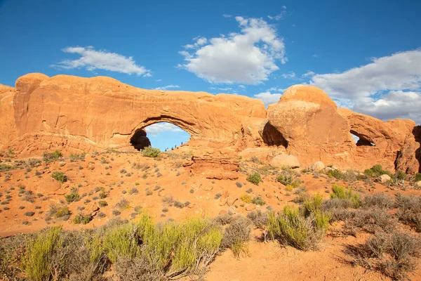 Arches Ulusal Parkı manzaraları, Utah, ABD