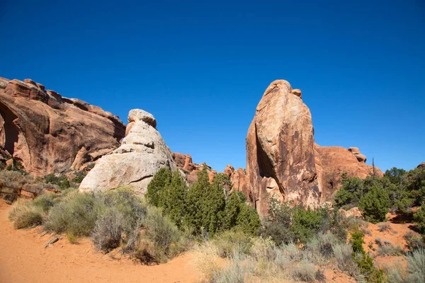 Paisagens Parque Nacional Dos Arcos Utah Eua — Fotografia de Stock