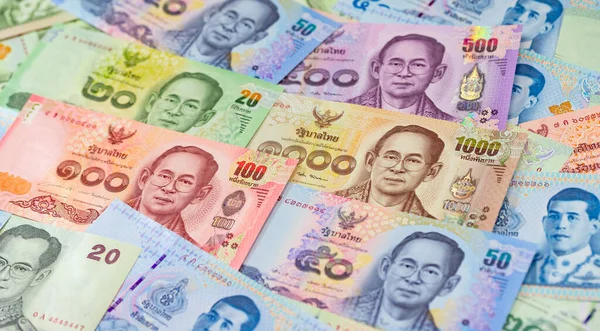 Thailändskt Baht Föreställande Kung Thailand — Stockfoto