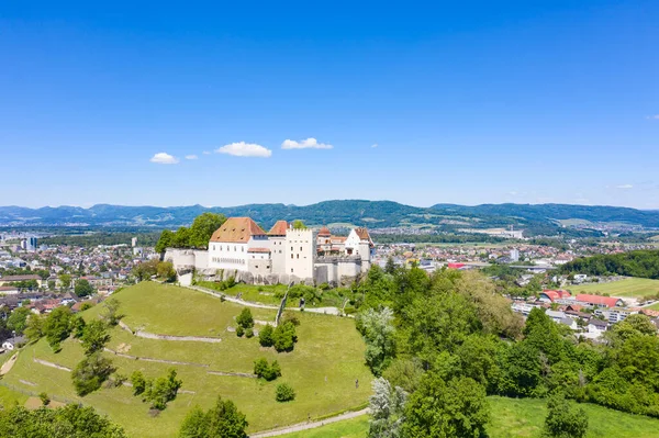 Sviçre Zürih Yakınlarındaki Lenzburg Kalesi — Stok fotoğraf