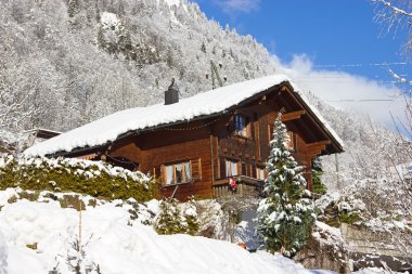 İsviçre Alplerinde kış