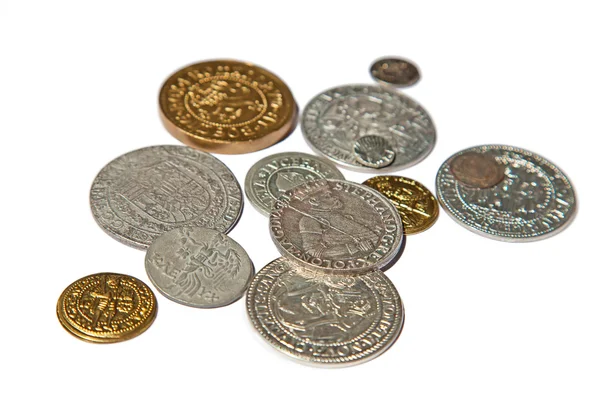 Collection of the medieval coins — Stock Photo, Image