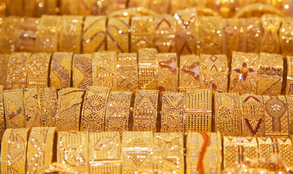 Golden market in Dubai