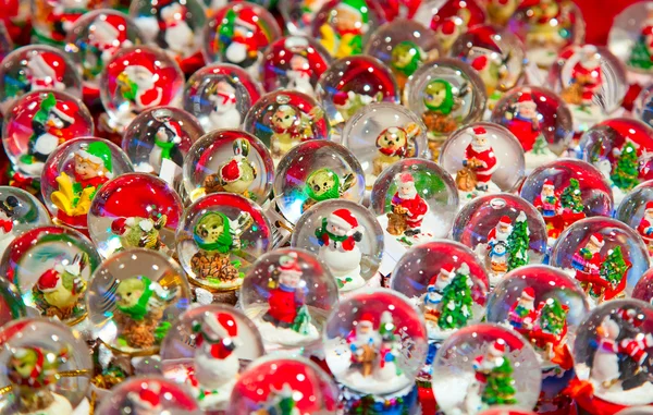 Christmas decorations in the market — Stock Photo, Image