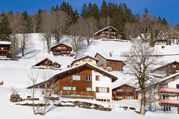 Winter in den Alpen — Stockfoto