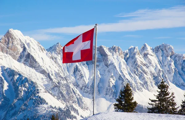 Winter in alps — Stock Photo, Image