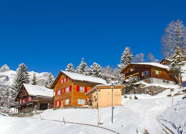 Winter in alps — Stock Photo, Image