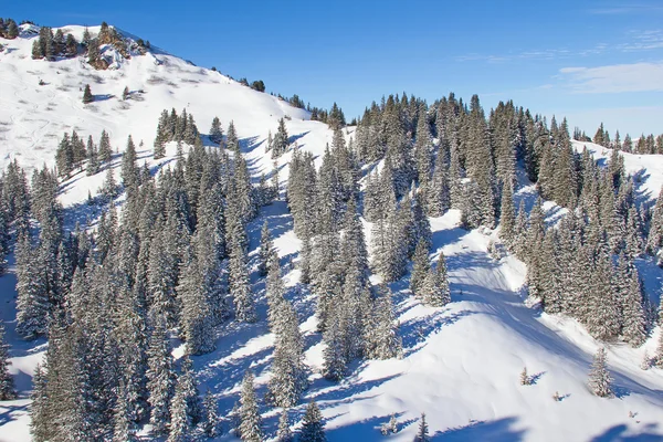 Winter in den Alpen — Stockfoto