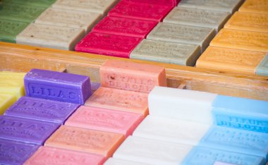 Sabun çeşitli barlar