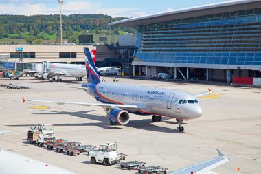 Boeing 737 Aeroflot clipart