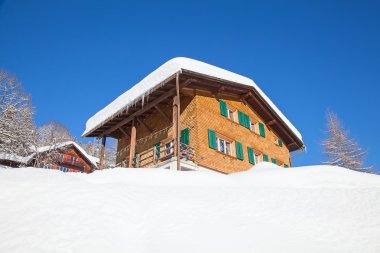 İsviçre Alpleri'nde kış