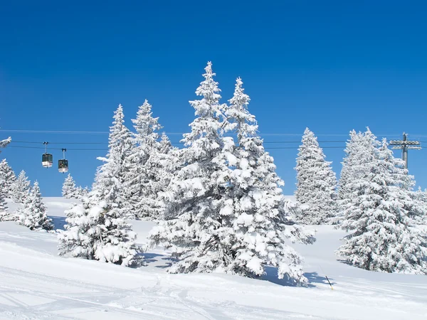 Vintern i Alperna — Stockfoto