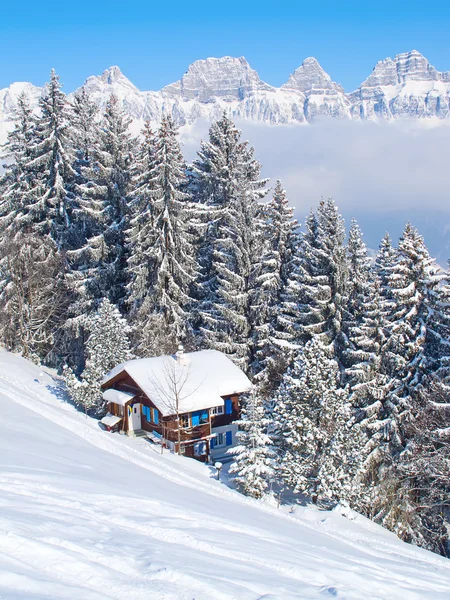 Inverno nos Alpes — Fotografia de Stock