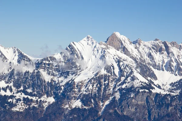 Winter in den Alpen — Stockfoto