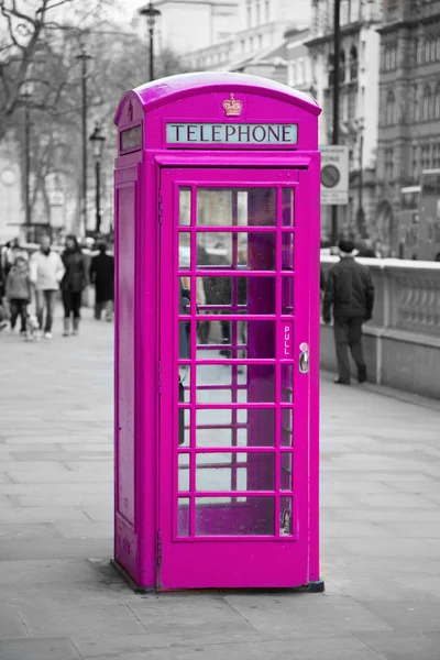 Phone booth in Londen — Stockfoto